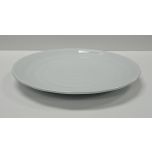 Kitchen Melamine Inc. 3022 Wave Rim Plate 11`` White 6/36 KMI-3022