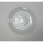 Kitchen Melamine Inc. 3021 Wave Rim Plate 9.5`` Round 6/48 KMI-3021