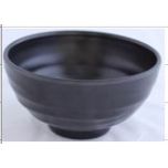 Kitchen Melamine Inc. LBW045S Bowl 4.5" Swirl Black12/96 KMI-LBW045S