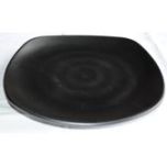 Kitchen Melamine Inc. LJP1108 Plate Square 10.5" X 10.5" Black 6/36 KMI-LJP1108
