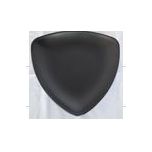 Kitchen Melamine Inc. LJP3009 Plate Triangle 9" Black 12/48 KMI-LJP3009