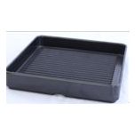 Kitchen Melamine Inc. TG003 Plate Deep 11"x9" Black5/10 KMI-TG003