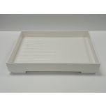 Kitchen Melamine Inc. TG003W Plate Deep 11"x9" White 5/10 KMI-TG003W