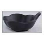 Kitchen Melamine Inc. WKB047 Sauce Bowl 4.7" 5oz Blk 5/80 KMI-WKB047