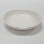 Kitchen Melamine Inc. KWP004W Plate Wave 4" Round white 10/120 KMI-WKP004W