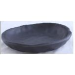 Kitchen Melamine Inc. YG140032 Plate 6.5" Black 10/80 KMI-YG140032