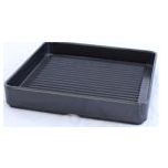 Kitchen Melamine Inc. YG140100 Plate Deep 7-3/4"x7-3/4"black 6/48 KMI-YG140100