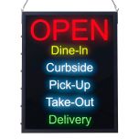 Winco LED-20 Indoor All in One Open LED Sign WINC-LED-20