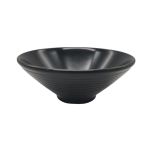 Kitchen Melamine Inc. LJB007 Bowl 7" Dia Black 6/48 KMI-LJB007