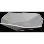 Kitchen Melamine Inc. LNFD-L Plate Square 11-1/2`` White 5/30 KMI-LNFD-L
