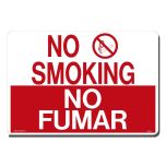 Lynch Signs LYNSBLS-1 Sign "no Smoking No Fumar" LYNS-BLS-1