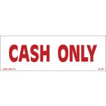 Lynch Signs DC-29 Sign "cash Only" LYNS-DC-29