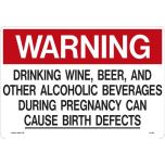 Lynch Signs R-146 Sign "warning Drinking Wine Beer" LYNS-R-146