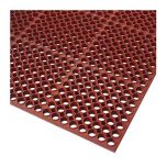 Action Sales AFD3660TN Floor Mat 36x60x1/2" (Red) Rubber MAT-3X5X1/2-RED