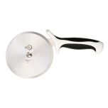 Mercer M18615WH Pizza Cutter 5" Black/White Handle MERCE-M18615WH