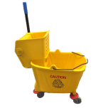 AS-MOP-WRINGER Yellow Mop Bucket & Wringer Combo, 36 Qt. MOP-WRINGER