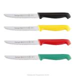 Mundial 6649BKT Utility Knife 4-1/2" Mixed Color Serrated MUND-6649BKT