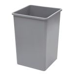 Winco PTCS-35G Indoor Trash Receptacle 35 Gallon, Gray WINC-PTCS-35G