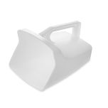 Rubbermaid Commercial Products FG288500WHT Utility Scoop, 64 Oz, White Polyethylene RUBB-FG288500