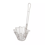 Winco TB-20 Round Taco Salad Bowl Basket 18" Handle WINC-TB-20