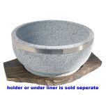 Stone Bowl 20 Cm, Liner Or Holder Is Sold Separate. STONEBOWL-20CM