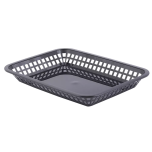 Tablecraft 1079BK Basket Rectangular 11-3/4" Black TABL-1079BK