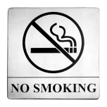 Tablecraft B14 Sign S/S "no Smoking" TABL-B14