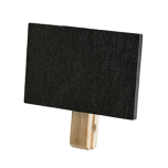 Tablecraft Products BAMCBCP Chalkboard With Clothespin Clip, 3" X 2-7/8", (SELL BY PACK OF 6) TABL-BAMCBCP