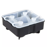 Tablecraft BSRT2 Ice Tray, Makes (4) 2" Spheres, Silicone, Black TABL-BSRT2