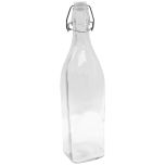 Tablecraft RSB33 Water Bottle W/Wire Lid 33.8 Oz 6/Case TABL-RSB33