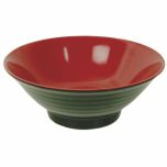 Thunder Group 5185JBR Noodle Bowl 8.5" Black/Red TARH-5185JBR