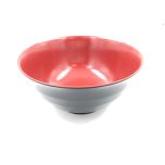 Thunder Group 5570JBR Bowl 7" Black/Red TARH-5570JBR