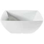 Thunder Group 69005WT Bowl Square 5-1/2" 22 Oz White Melamine TARH-69005WT