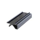 Thunder Group PLSL113BK Plastic Shelf Label 3", Snap-Under, Black, 4/Pack TARH-PLSL113BK