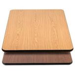 Focus Foodservice 91134 Table Top Sq 30" X 42" Oak/Walnut TBTP-OW-SQ-3042