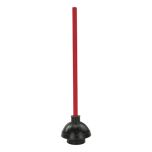 Winco TP-300 Plunger 19" Wood Handle Red WINC-TP-300