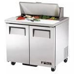 True TSSU-36-08 Cold Table 36" l 8-Pan, Hydrocarbon TRUE-TSSU-36-8-HC