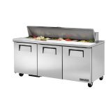 True TSSU-72-18-HC Cold Table 72"l 18-Pan, Hydrocarbon TRUE-TSSU-72-18-HC