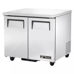 True TUC-36-HC Undercounter Ref 2-Dr 36" L, Hydrocarbon TRUE-TUC-36-HC