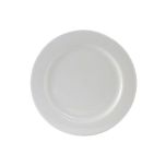 Tuxton China ALA-094 Plate 9-1/2'' Wide Rim White TUXT-ALA-094