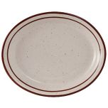 Tuxton China TBS-013 Oval Platter 11-1/2'' (Bahamas) TUXT-TBS-013