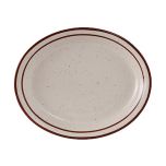 Tuxton China TBS-014 Plate Oval 13-1/4'' TUXT-TBS-014