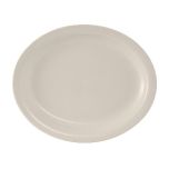 Tuxton China TNR-012 Oval Platter 9-1/2'' TUXT-TNR-012