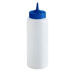 Vollrath 4924-1344 Squeeze Bottle Blue Cap;12/Cs TRAE-4924-13-44