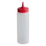 Vollrath 4924-1302 Squeeze Bottle Red Cap 12/cs TRAE-4924-13-02