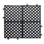 WINCO BML-12K Versa Mat 12" X 12" Black WINC-BML-12K