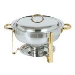 Winco 202 Chafing Dish Oval 6qt WINC-202