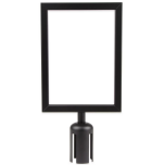 WINCO CGSF-12K Sign Frame Black For Retractable Stanchion WINC-CGSF-12K