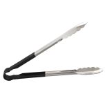 WINCO UTPH-9K Tong 9" Black Handle WINC-UTPH-9K