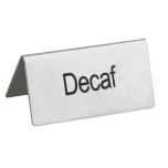 Update International TS-DEC Tent Sign "Decaf" S/S UPDA-TS-DEC